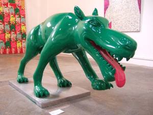 artwork_images_159554_362394_-zhouchunya GREEN DOG