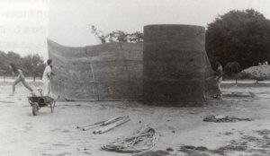 Removing the mould from 'Phase - Mother Earth'