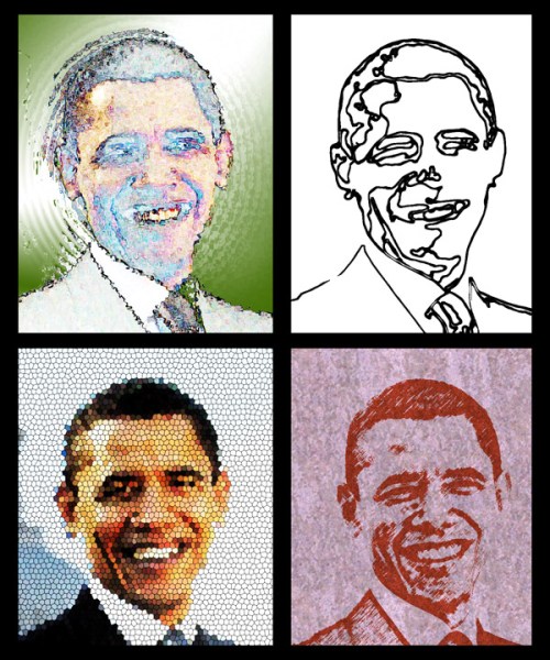 202020obamasm Portrait of Barack Obama Competition