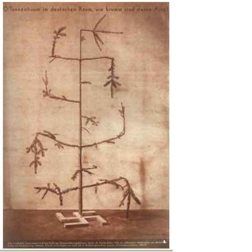 John Heartfield, O Christmas Tree in German Soil, How Bent Are Thy Branches, 