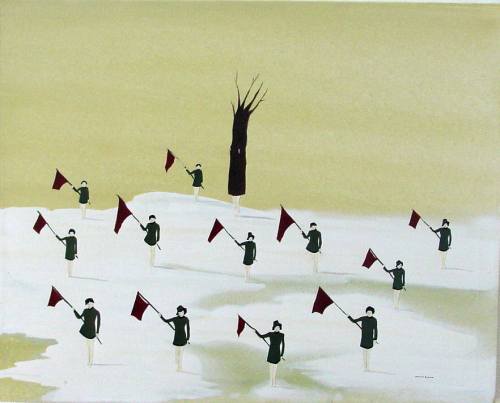 marcel_dzama_fearful_lineup_2004_422_42 Marcel Dzama Fearful Lineup, 2004