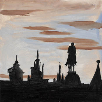 1251223485image_web Wilhelm Sasnal, Krakow, 2007, Oil on canvas, 40 x 35 cm,