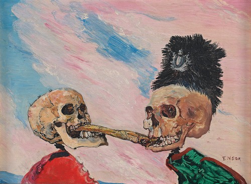 29954 James Ensor. Skeletons Fighting over a Pickled Herring