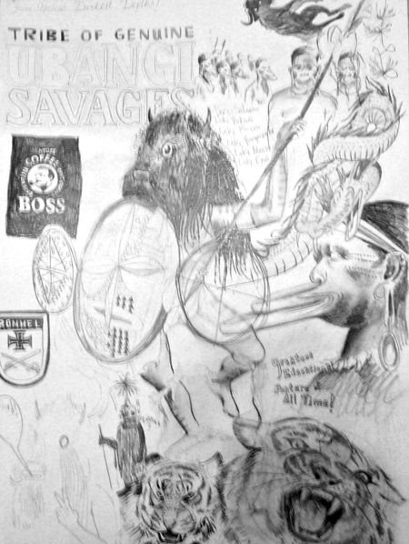 P1010422CLOSE-UP a drawing from the expo. Fucking tourists!