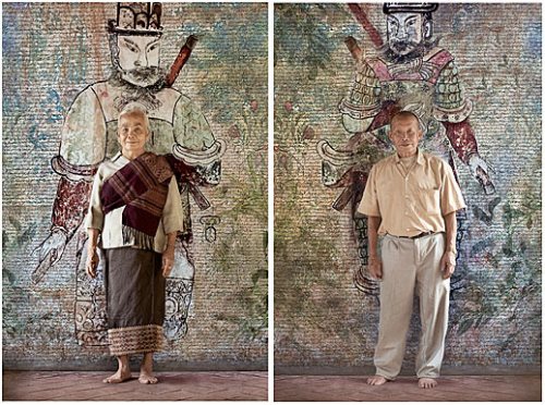 Games of Desire: Couple 2, 2009  C-print (diptych) with ink; 50 1/8 x 33 3/8" (127.3 x 84.8 cm) each