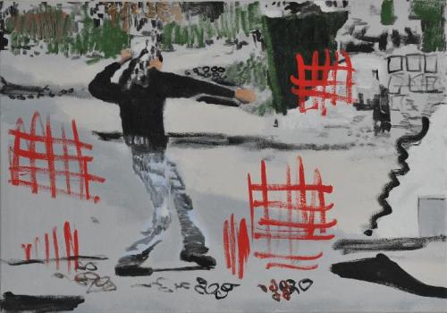 T_st1s stonethrower acrylic on canvas 70x100