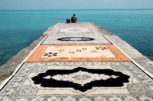 Jalal Sepehr, From the series Water and Persian Rugs, 2004 © Courtesy galerie 
