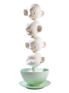 Yoshimoto Nara (b. 1959), ‘Quiet, Quiet’, 1999, lacquer on FRP,245 x 94.5 x 94.5 cm, unique. Sold for HKD4.84 million (USD627,045), 2nd in the top 10 lots at the Asian Contemporary Art Day Sale, 23 November 2014, Christie’s Hong Kong. Image courtesy Christie’s. 