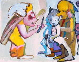 Nanny, Small Bears and Bogeyman 1982 Paula Rego born 1935 Presented by the Patrons of New Art through the Friends of the Tate Gallery 1984 http://www.tate.org.uk/art/work/T03839